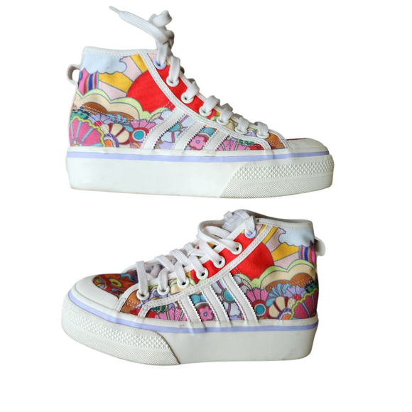 Women's Adidas Nizza Shoes Sneakers Size 6 - Picture 5 of 7